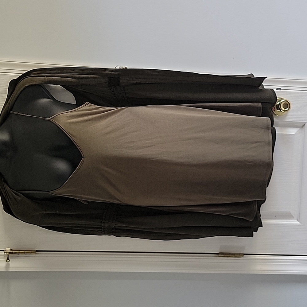 Army green summer dress - Picture 3 of 11